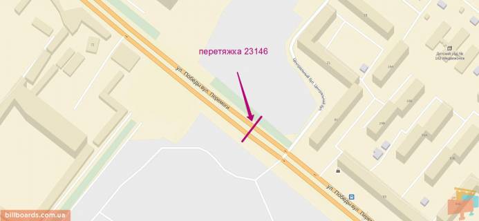 Нестандарт  в Запорожье ул.Победы (Вознесеновский рынок) схема